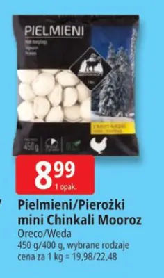 Pielmieni/Pierożki mini Chińskie Mooroz promocja w Leclerc