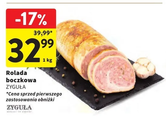 Rolada boczkowa promocja w Intermarche