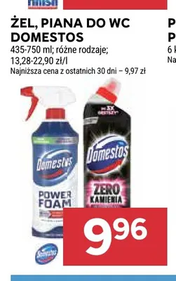 Piana do WC Domestos Power Foam promocja w Stokrotka
