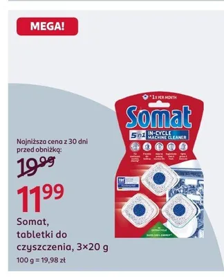 Tabletki do czyszczenia zmywarki promocja w Rossmann