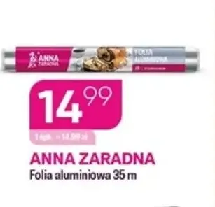 Folia aluminiowa 35 m Anna Zaradna promocja w Drogerie Koliber