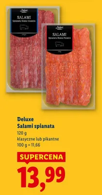 Salami spianata pikantne promocja w Lidl
