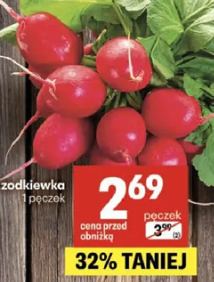 Rzodkiewka promocja w Delikatesy Centrum