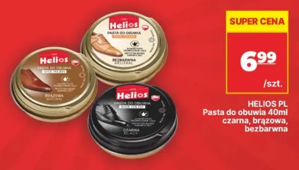 Pasta do obuwia czarna Helios promocja w API Market