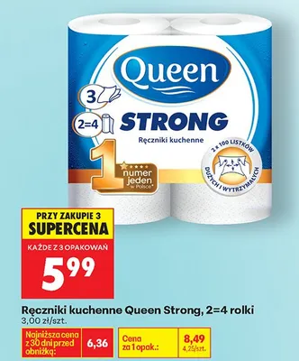 Ręczniki kuchenne Strong promocja w Biedronka
