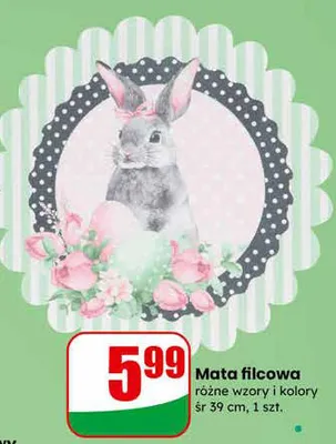 Mata filcowa promocja w Dino