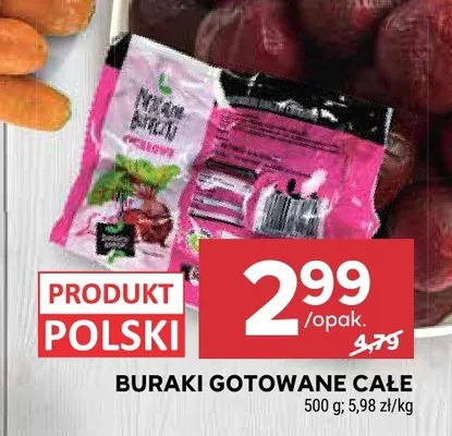 Buraki gotowane całe promocja w Stokrotka