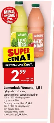Lemoniada Wosana promocja w Twój Market