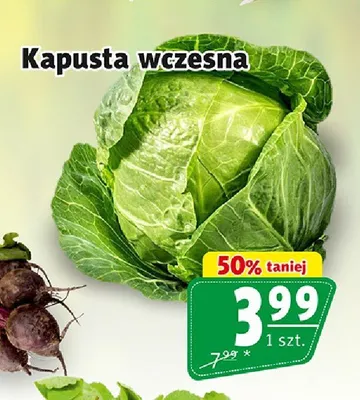 Kapusta wczesna promocja w Prim Market