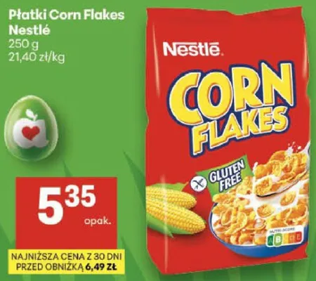 Płatki corn flakes promocja w Delikatesy Centrum
