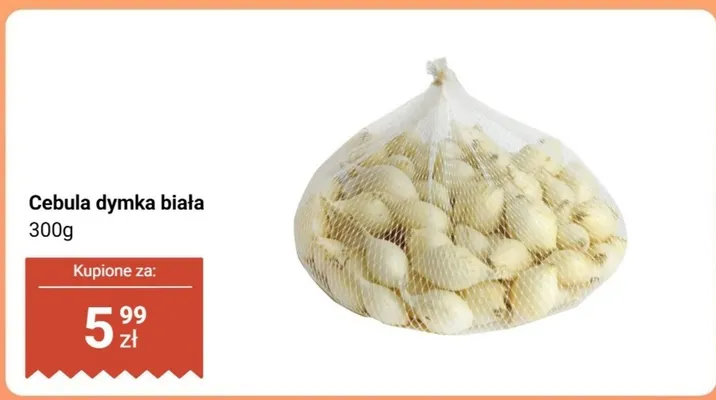 Cebula dymka biała promocja w Dino
