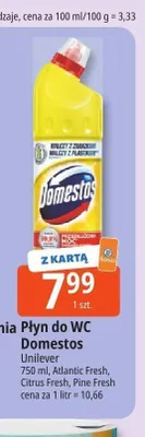Płyn do WC Domestos promocja w Leclerc