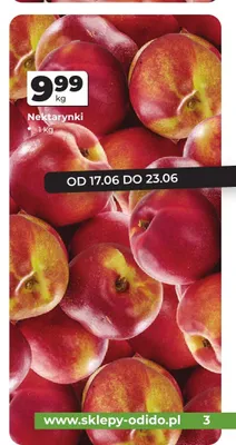Nektarynki promocja w Odido