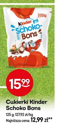 Cukierki Kinder Schoko Bons promocja w Żabka