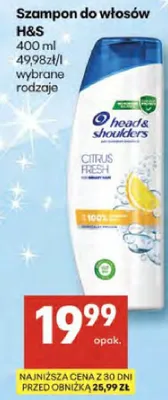 Szampon do włosów promocja w Delikatesy Centrum