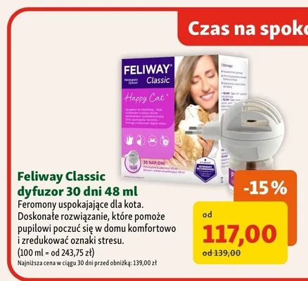 Dyfuzor dla kota Feliway Classic promocja w MAXI ZOO
