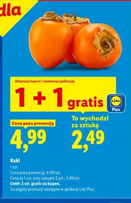 Kaki promocja w Lidl