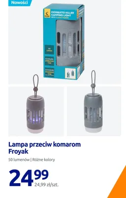 Lampa przeciw komarom promocja w Action