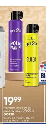 Lakier do włosów GOT2B Glued promocja w Super-Pharm