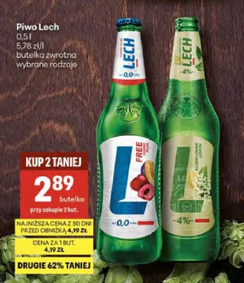 Piwo Lech Elderflower Lemon promocja w Delikatesy Centrum