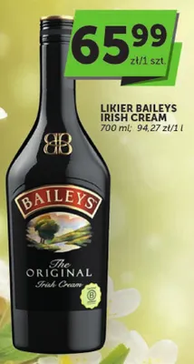 Likier Baileys Irish Cream promocja w Groszek