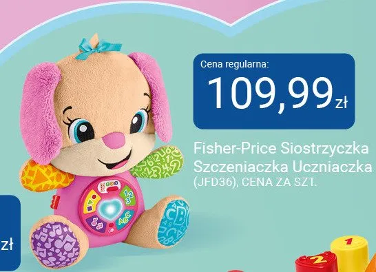 Siostrzyczka Szczeniaczka Uczniaczka Fisher-Price (JFD36) promocja w Smyk