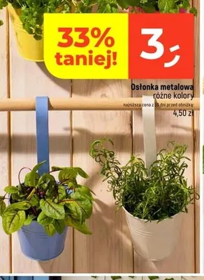 Osłonka metalowa promocja w Dealz