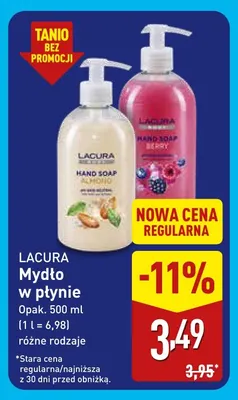 Mydło w płynie Almond Lacura promocja w Aldi