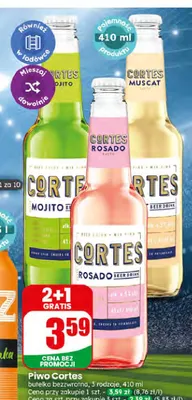 Piwo Cortes Mojito promocja w Dino