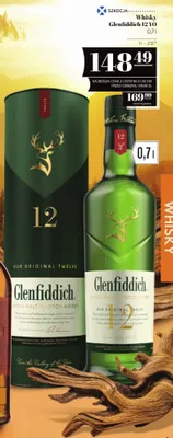 Whisky Glenfiddich 12 YO promocja w POLOmarket