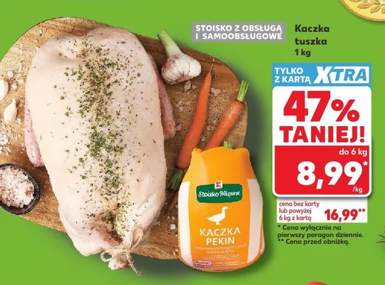Kaczka tuszka Pekin promocja w Kaufland