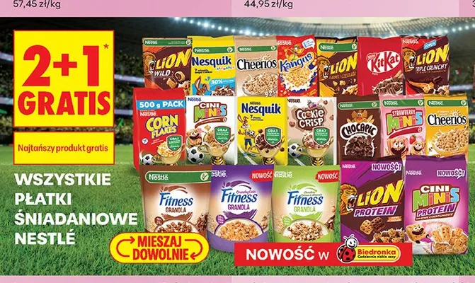 Płatki śniadaniowe Nestlé Cheerios promocja w Biedronka