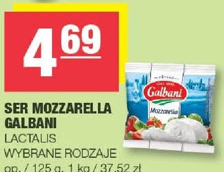 Ser mozzarella galbani promocja w SPAR