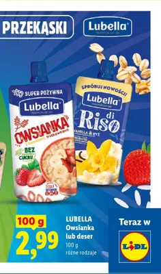 Owsianka, różne rodzaje promocja w Lidl