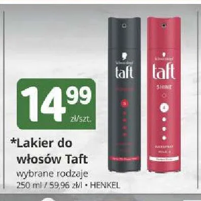 Lakier do włosów Taft Power promocja w Marketvita