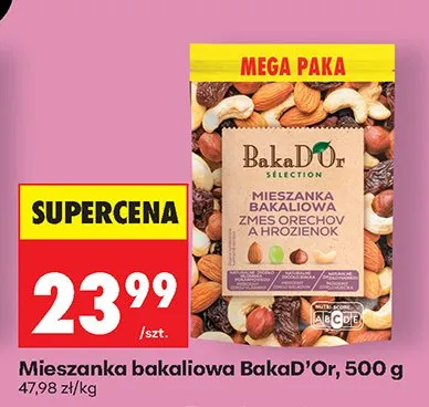 Mieszanka bakaliowa zmes orechov a hrozienok promocja w Biedronka