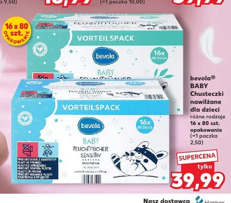 Chusteczki nawilżane LIFE BABY'S SENSITIVE promocja w Kaufland