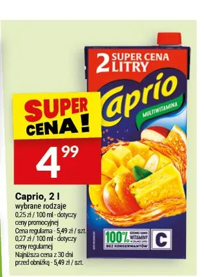 Napój Caprio promocja w Twój Market