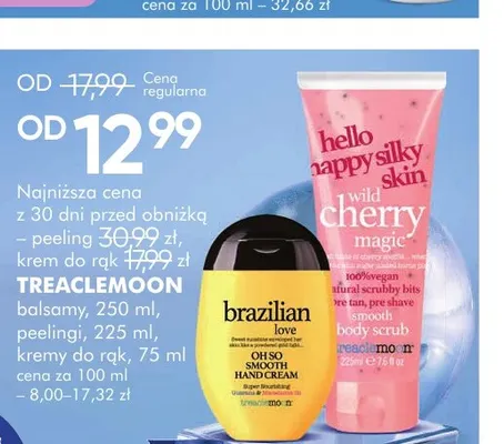 Balsamy, peelingi, kremy do rąk Treaclemoon promocja w Super-Pharm