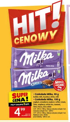 Czekolada Milka Oreo promocja w Twój Market