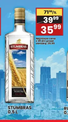 Wódka Stumbras Centenary promocja w Wafelek