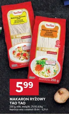 Makaron ryżowy Tao Tao promocja w Stokrotka