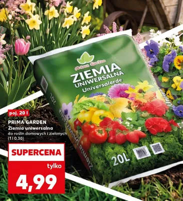 Ziemia uniwersalna do roślin domowych i zielonych promocja w Kaufland