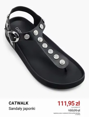 Sandały japonki Catwalk promocja w Deichmann