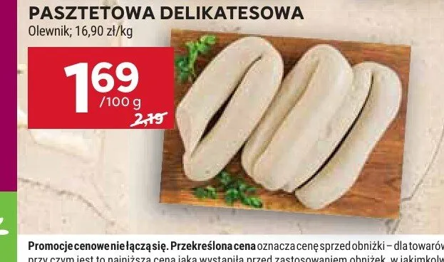Pasztetowa delikatesowa Olewnik promocja w Stokrotka