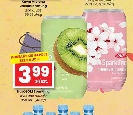 Napój gazowany Okf Sparkling Cherry Blossom promocja w emma MARKET