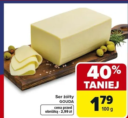 Ser żółty promocja w Carrefour Market