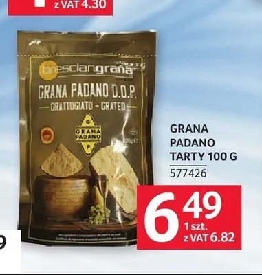 Ser Grana Padano tarty Bresciangrana promocja w Selgros