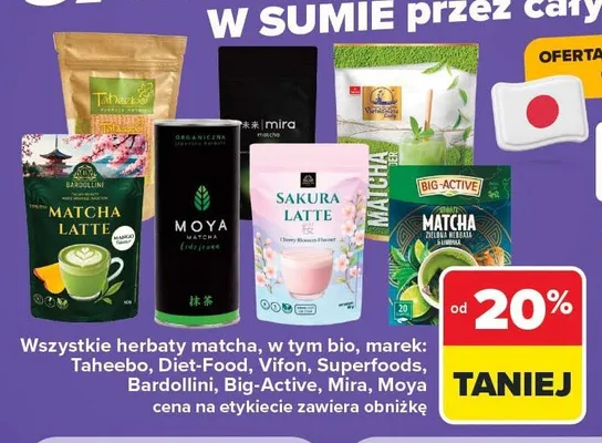 Herbata matcha Diet-Food promocja w Carrefour