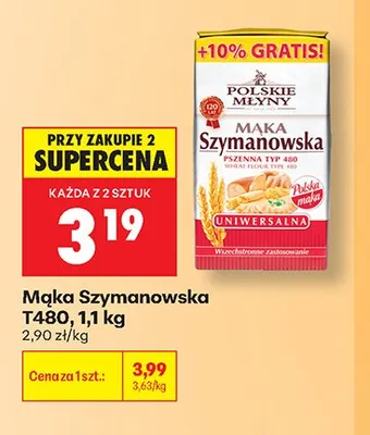 Mąka Szymanowska Polskie Młyny promocja w Biedronka